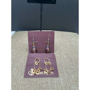 Bundle of Premier Designs Dangle Earrings Gold and Silver Fashion Statement 2